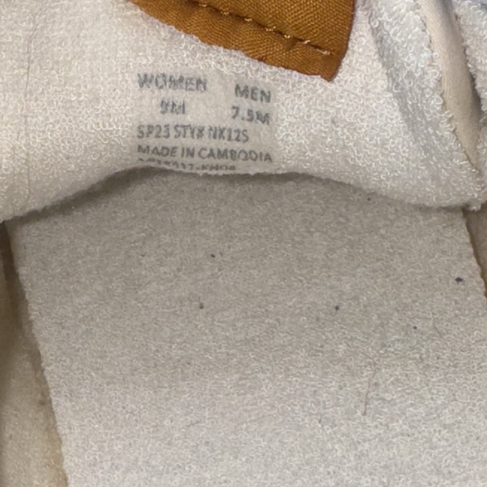 Madewell MWL League Sneakers‎ in Washed Nubuck and Suede Size W 9M / M 7 1/2 M - Picture 6 of 6